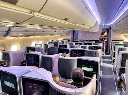 Singapore Airlines Business class