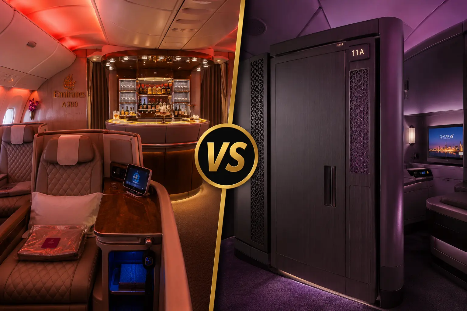 Emirates vs Qatar Business Class USA Flights